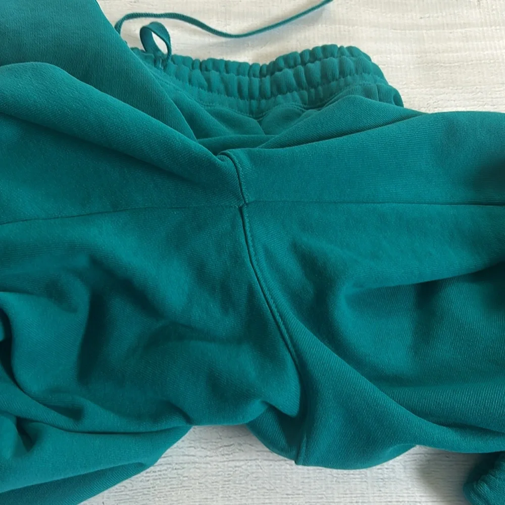 Nike Air Jordan Flight‎ Loose Fit Joggers Sweatpants Sz S Teal Jade Green
